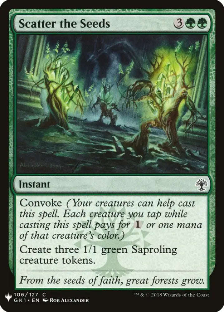 Scatter the Seeds [Mystery Booster] - MTG Single