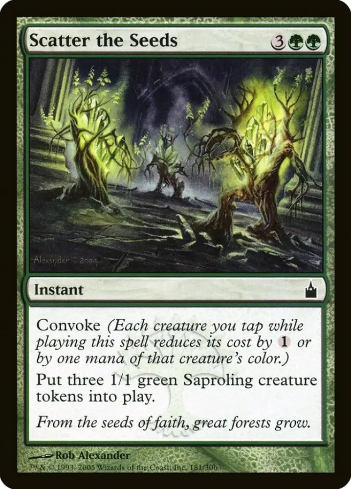 Scatter the Seeds [Ravnica: City of Guilds] - MTG Single