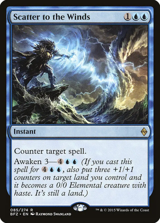 Scatter to the Winds [Battle for Zendikar] - MTG Single