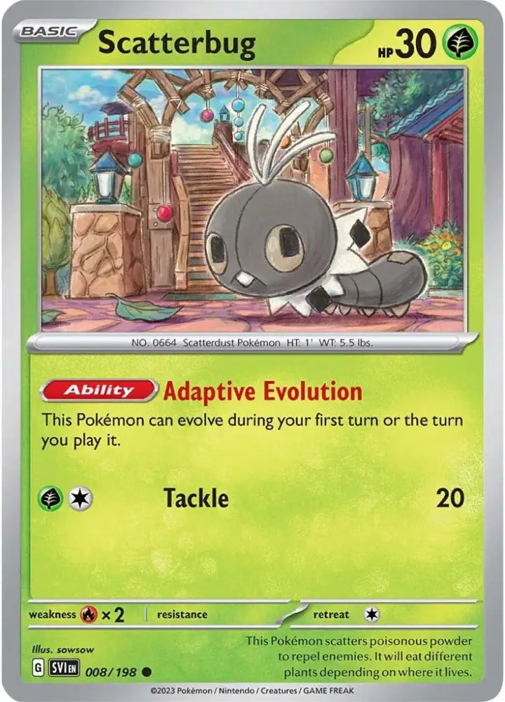 Scatterbug (008/198) [Scarlet & Violet: Base Set] - Pokemon Single
