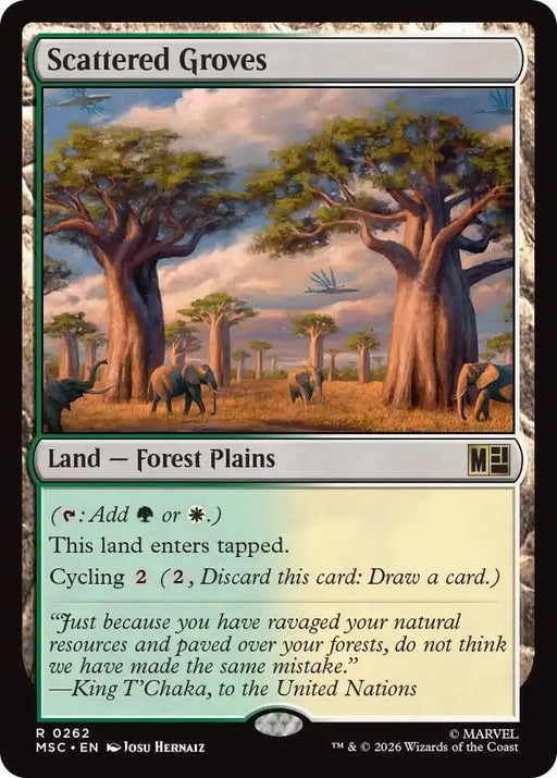 Scattered Groves (262) [Marvel Super Heroes Commander]