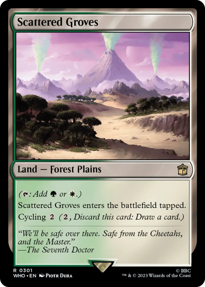 Scattered Groves [Doctor Who] - MTG Single
