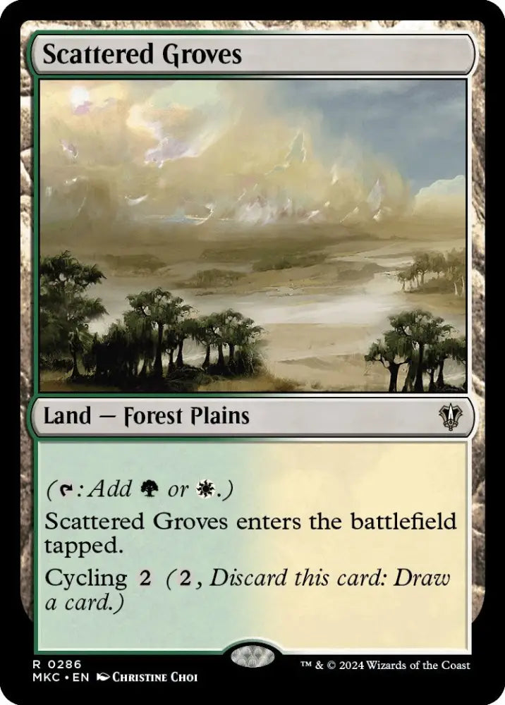 Scattered Groves [Murders at Karlov Manor Commander] - MTG Single