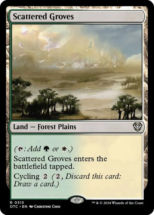 Scattered Groves [Outlaws of Thunder Junction Commander] - MTG Single