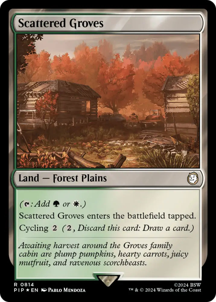 Scattered Groves (Surge Foil) [Fallout] - MTG Single