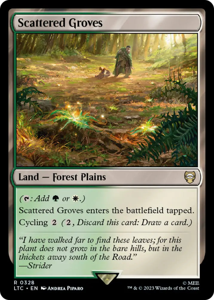 Scattered Groves [The Lord of the Rings: Tales of Middle-Earth Commander] - MTG Single