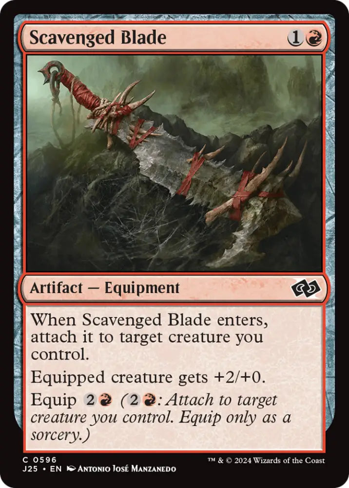Scavenged Blade [Foundations Jumpstart] - MTG Single