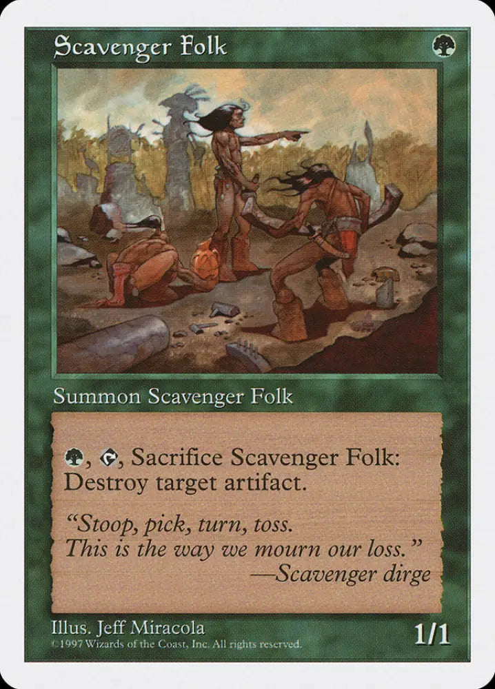 Scavenger Folk [Fifth Edition] - MTG Single