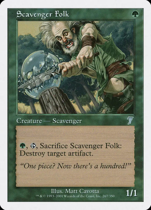 Scavenger Folk [Seventh Edition] - MTG Single