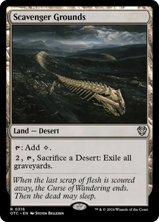 Scavenger Grounds [Outlaws of Thunder Junction Commander] - MTG Single