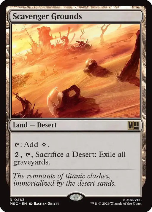 Scavenger Grounds (Surge Foil) (263) [Marvel Super Heroes Commander]