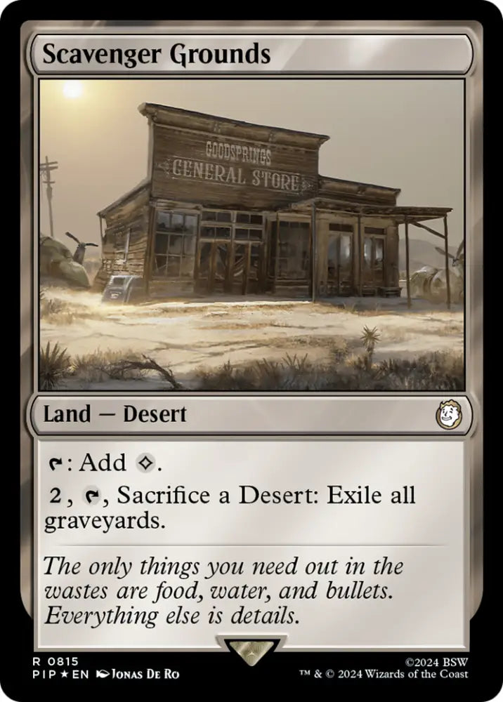Scavenger Grounds (Surge Foil) [Fallout] - MTG Single