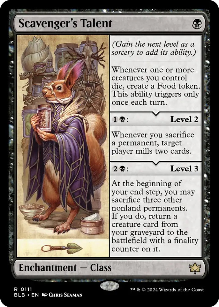 Scavenger’s Talent [Bloomburrow] - MTG Single
