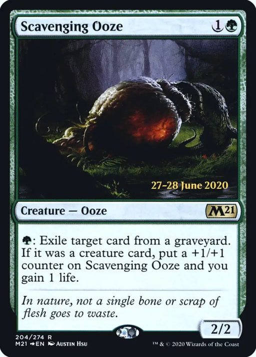 Scavenging Ooze [Core Set 2021 Prerelease Promos] - MTG Single
