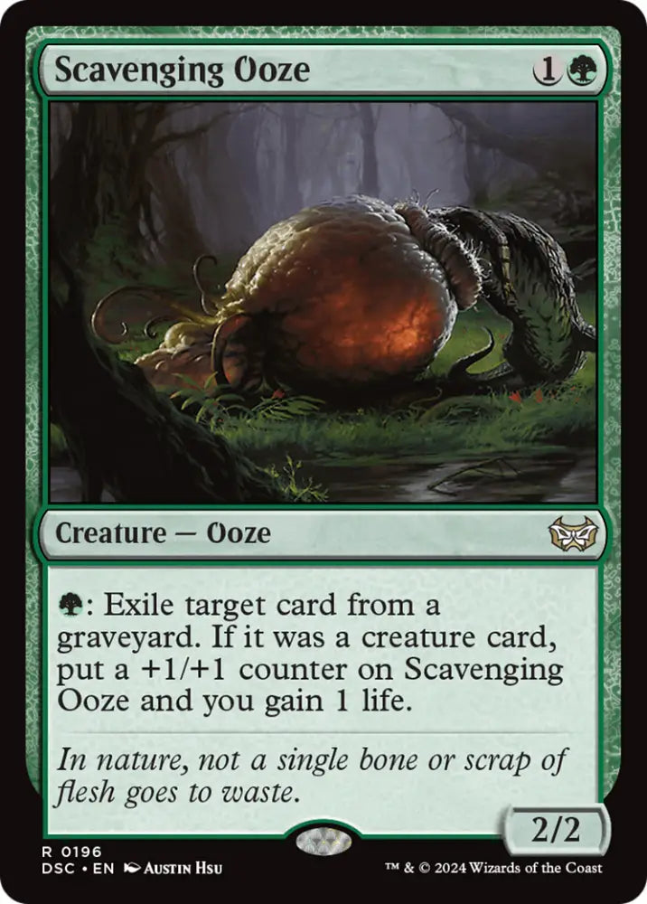 Scavenging Ooze [Duskmourn: House of Horror Commander] - MTG Single
