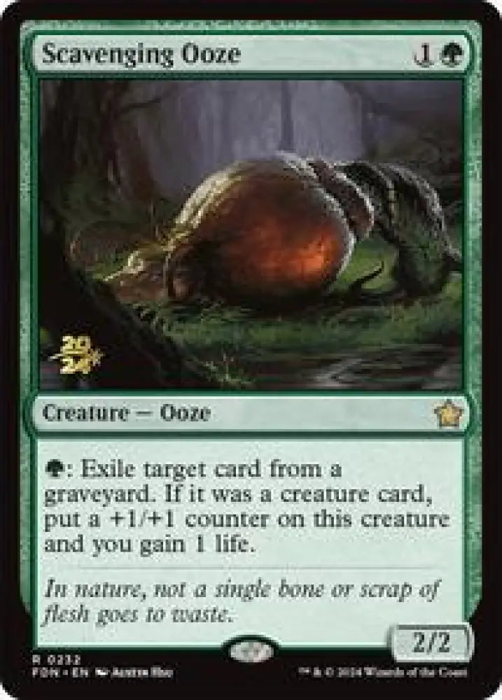 Scavenging Ooze (FDN) (232) [Prerelease Cards]
