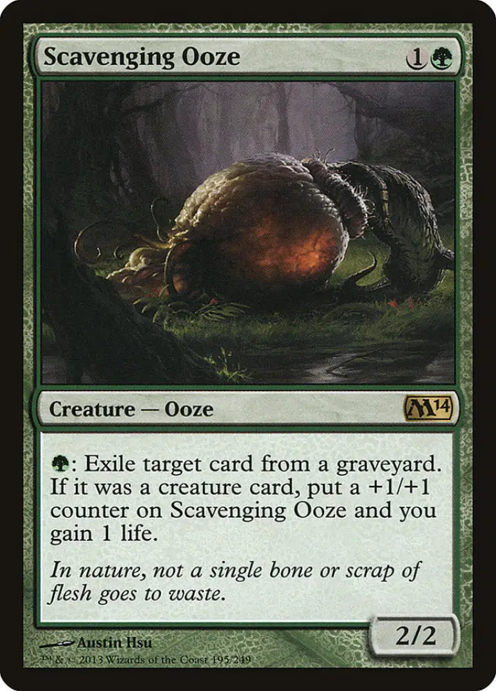 Scavenging Ooze [Magic 2014] - MTG Single