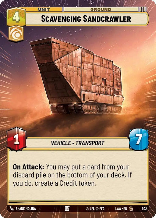 Scavenging Sandcrawler (Hyperspace) (502) [A Lawless Time]
