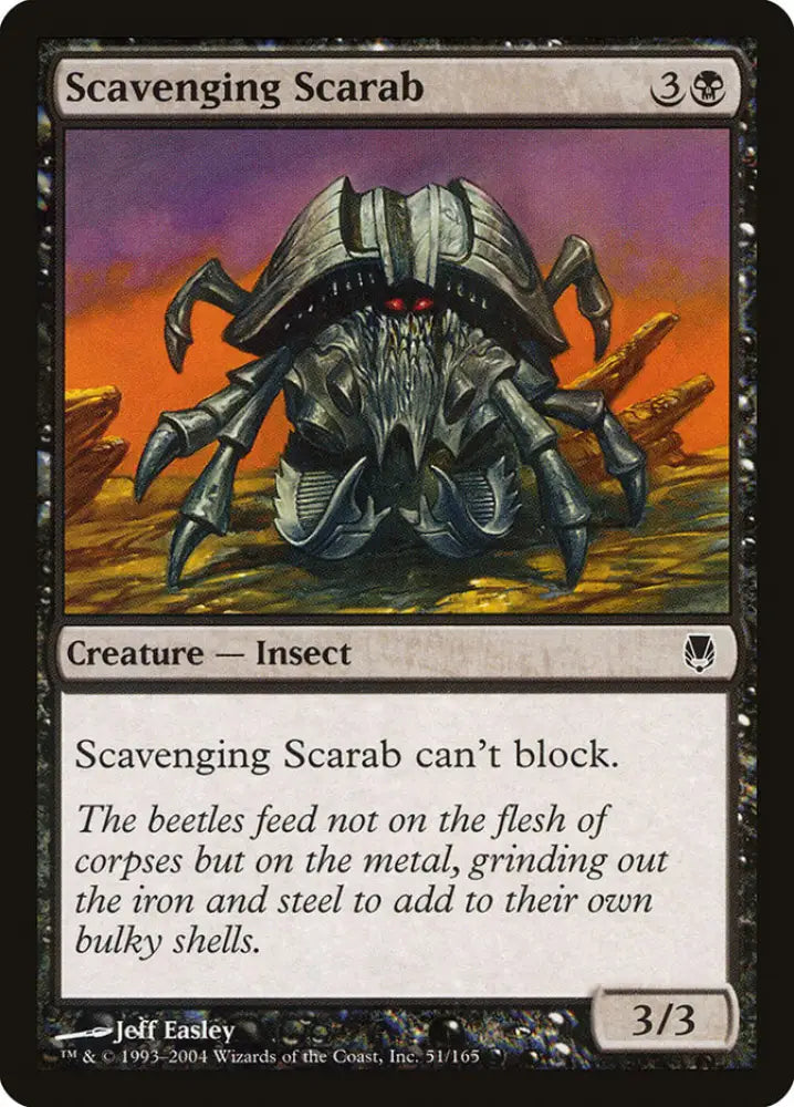 Scavenging Scarab [Darksteel] - MTG Single