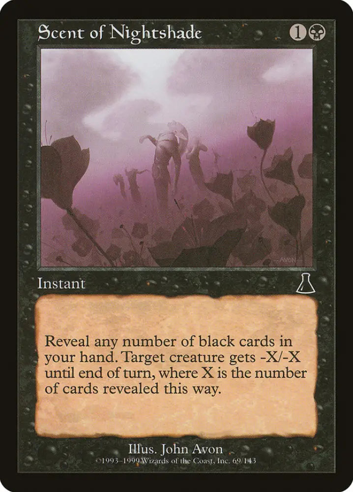 Scent of Nightshade [Urza’s Destiny] - MTG Single