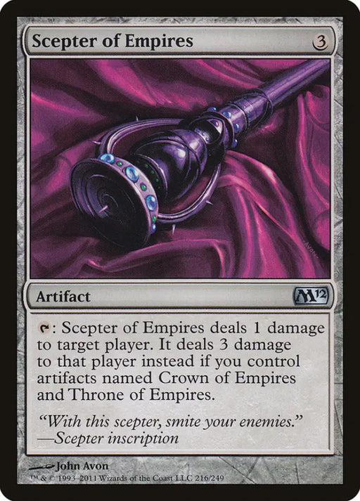 Scepter of Empires [Magic 2012] - MTG Single