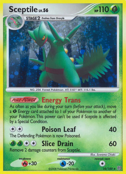Sceptile (10/100) (Theme Deck Exclusive) [Diamond & Pearl: Stormfront] - Pokemon Single