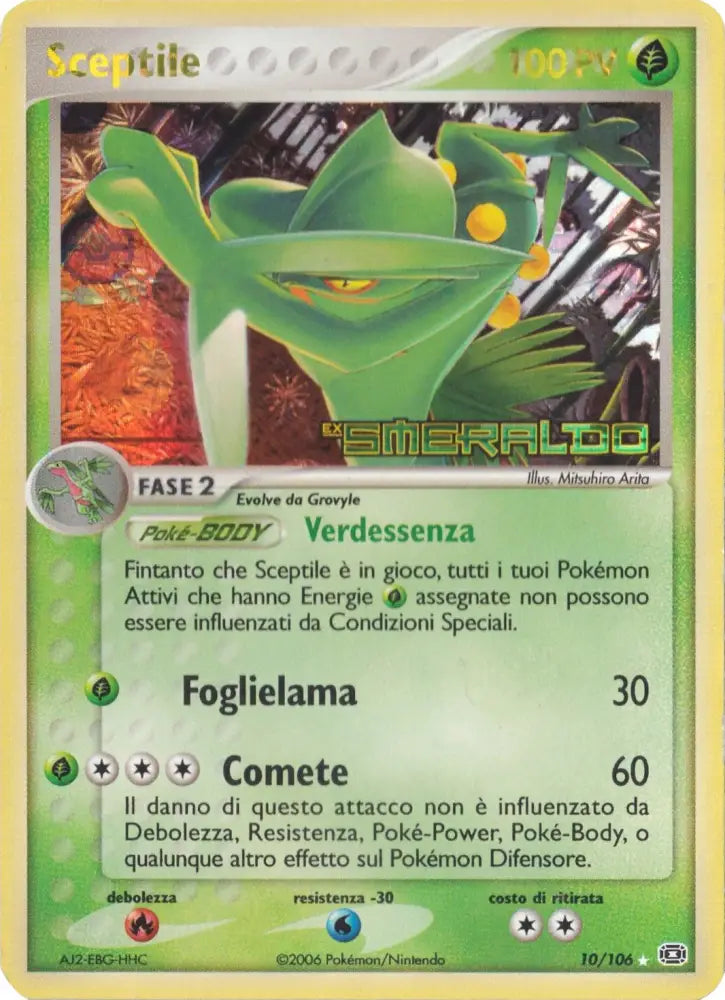 Sceptile (10/106) (Stamped) [EX: Emerald] - Pokemon Single