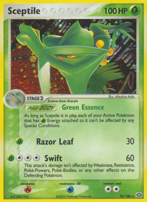 Sceptile (10/106) (Theme Deck Exclusive) [EX: Emerald] - Pokemon Single