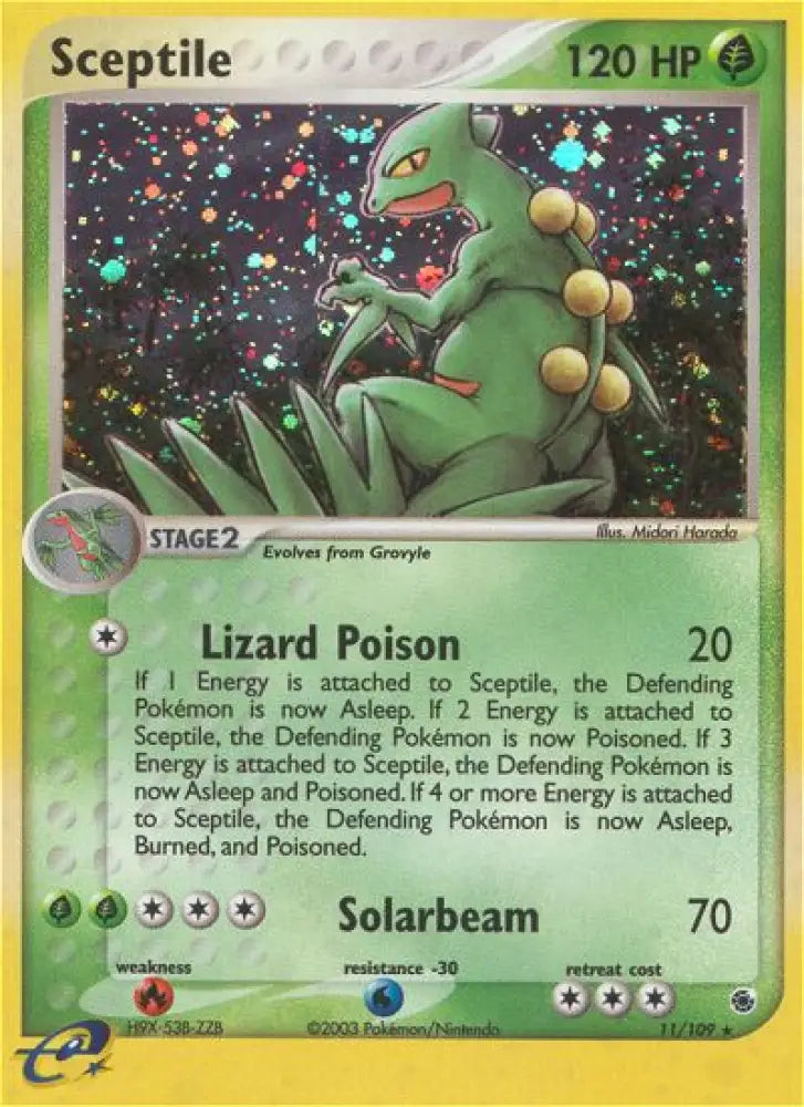Sceptile (11/109) [EX: Ruby & Sapphire] - Pokemon Single
