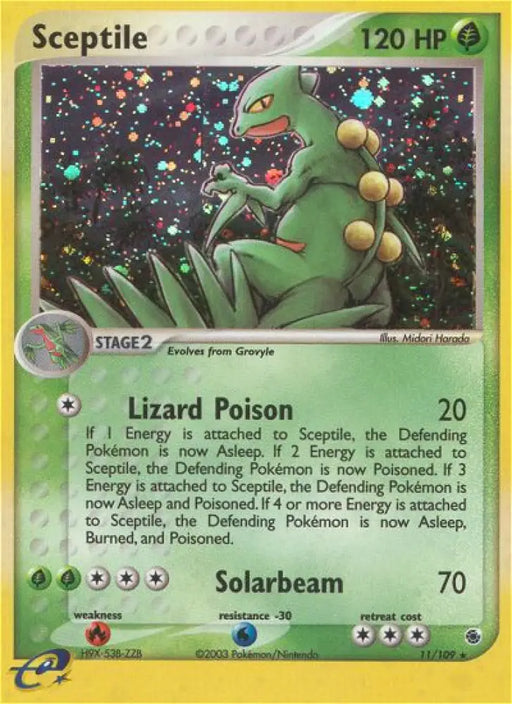Sceptile (11/109) [EX: Ruby & Sapphire] - Pokemon Single