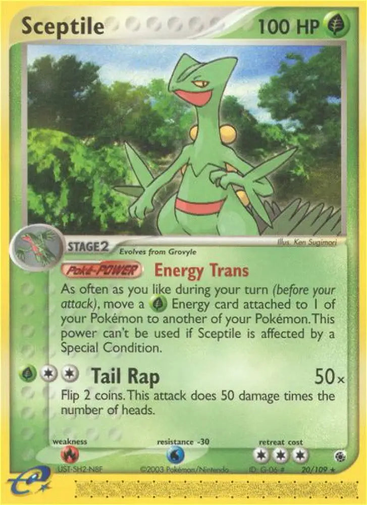 Sceptile (20/109) [EX: Ruby & Sapphire] - Pokemon Single