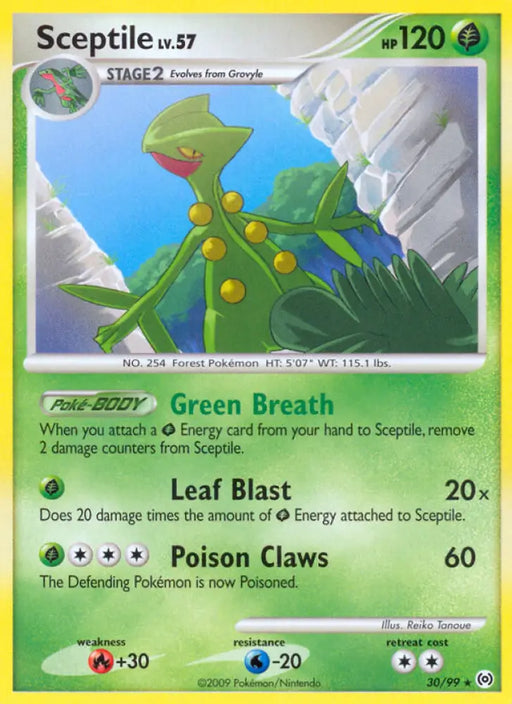 Sceptile (30/99) [Platinum: Arceus] - Pokemon Single