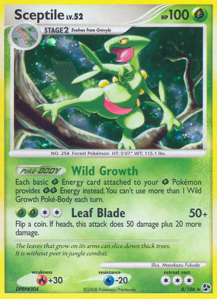 Sceptile (8/106) [Diamond & Pearl: Great Encounters] - Pokemon Single