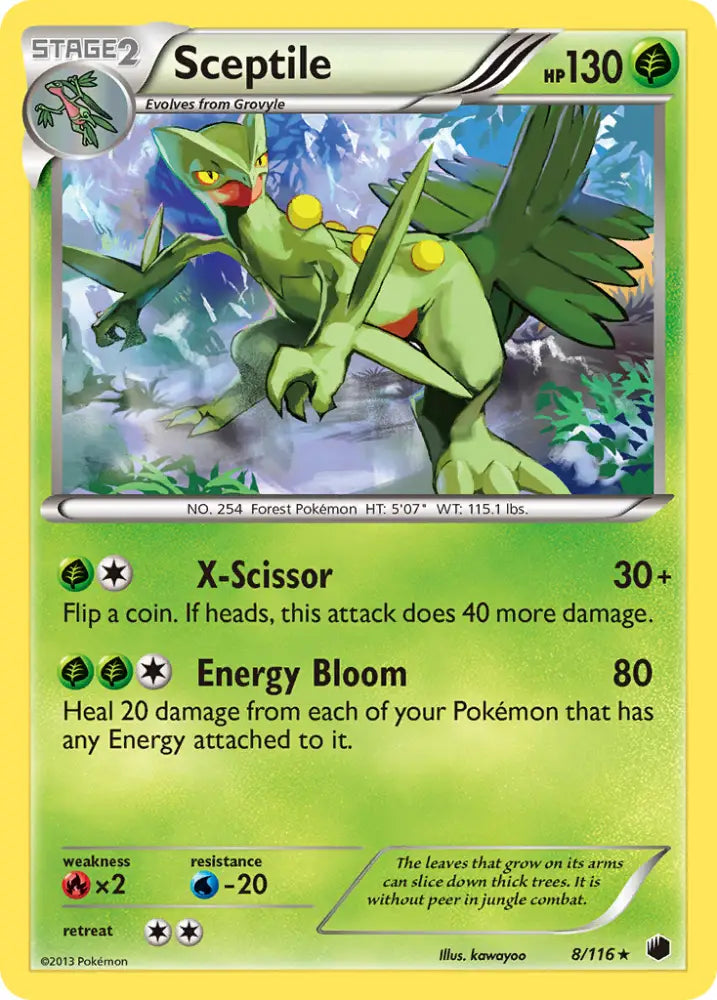 Sceptile (8/116) [Black & White: Plasma Freeze] - Pokemon Single