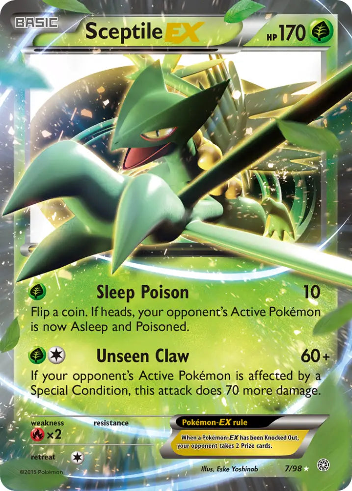 Sceptile EX (7/98) [XY: Ancient Origins] - Pokemon Single