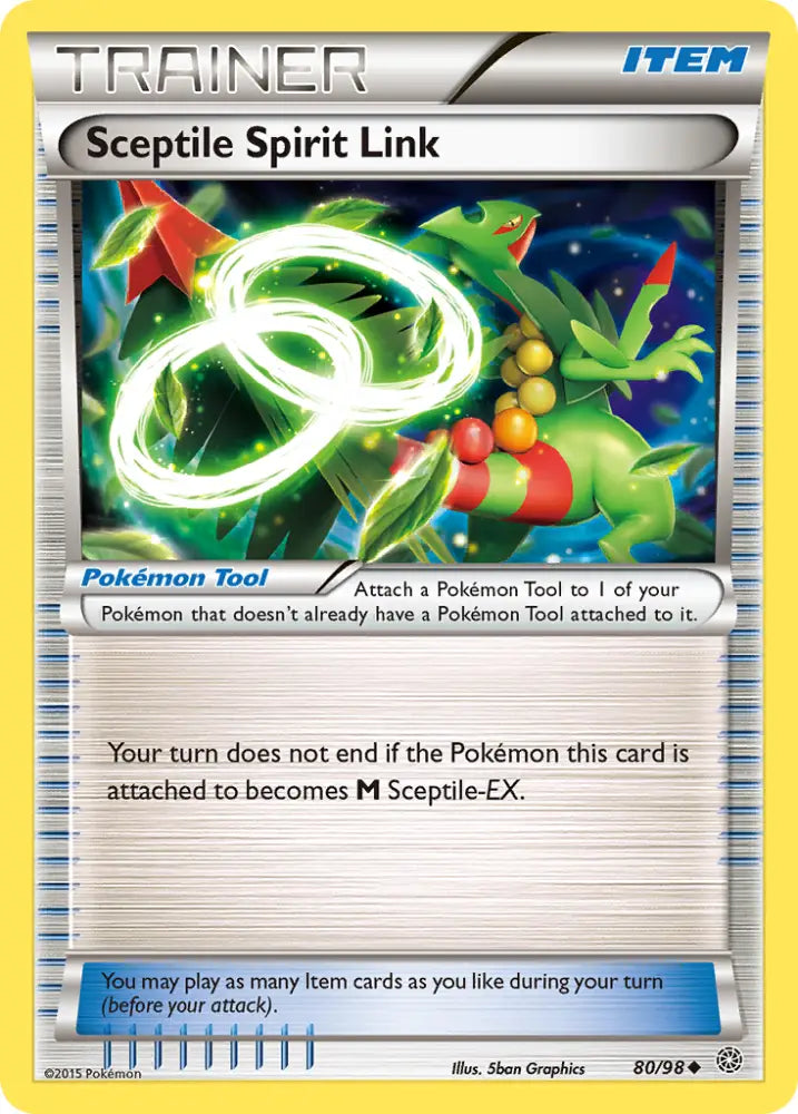 Sceptile Spirit Link (80/98) [XY: Ancient Origins] - Pokemon Single