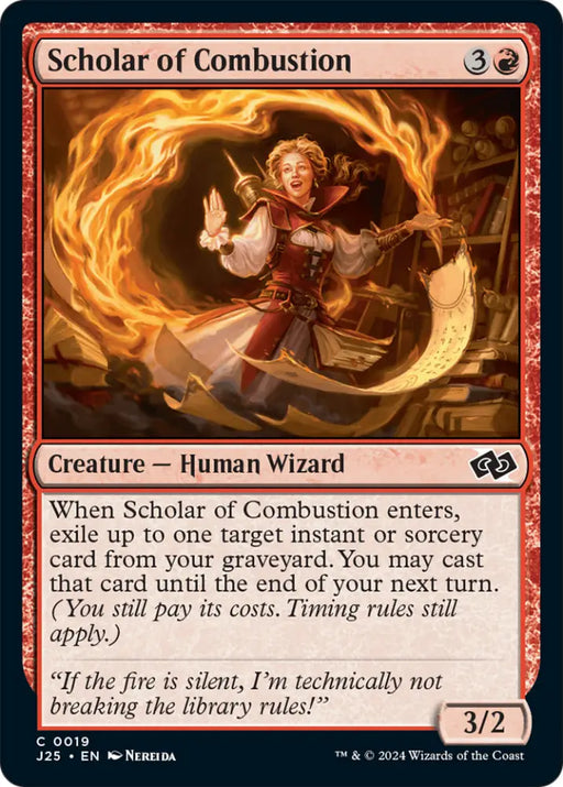 Scholar of Combustion [Foundations Jumpstart] - MTG Single