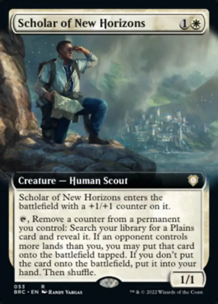 Scholar of New Horizons (Extended Art) [The Brothers’ War Commander] - MTG Single
