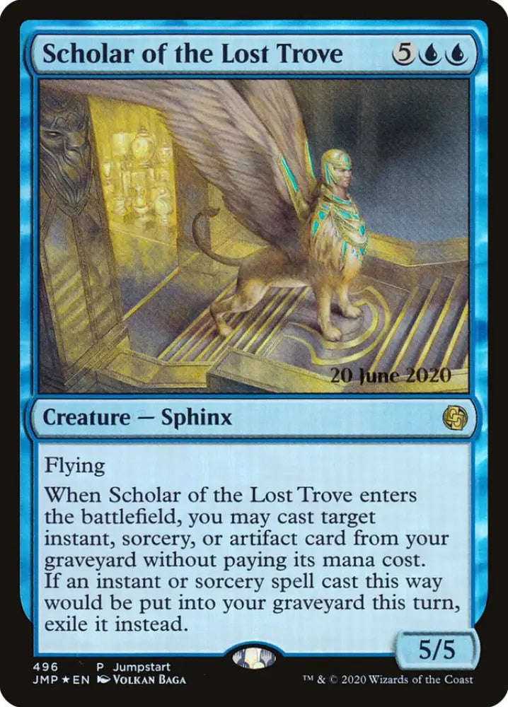 Scholar of the Lost Trove (Prerelease) [Jumpstart] - MTG Single