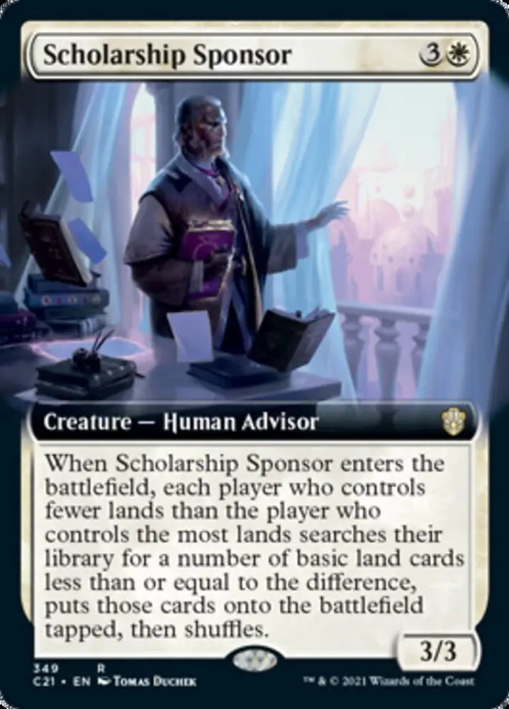 Scholarship Sponsor (Extended Art) [Commander 2021] - MTG Single