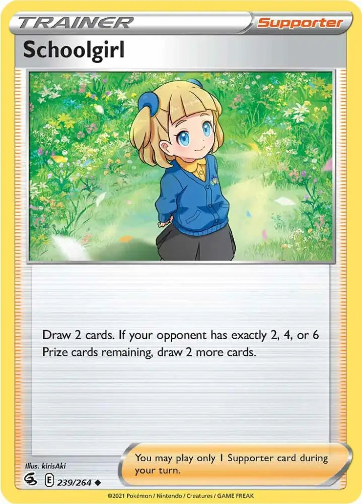 Schoolgirl (239/264) [Sword & Shield: Fusion Strike] - Pokemon Single