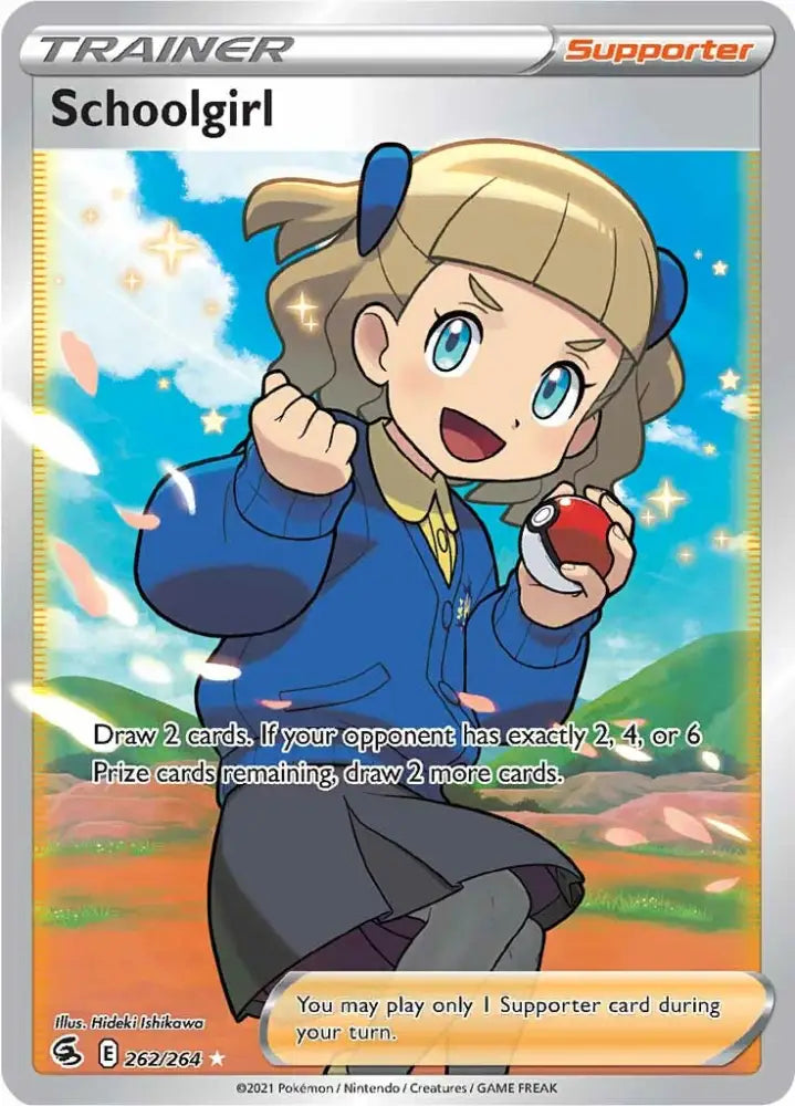 Schoolgirl (262/264) [Sword & Shield: Fusion Strike] - Pokemon Single