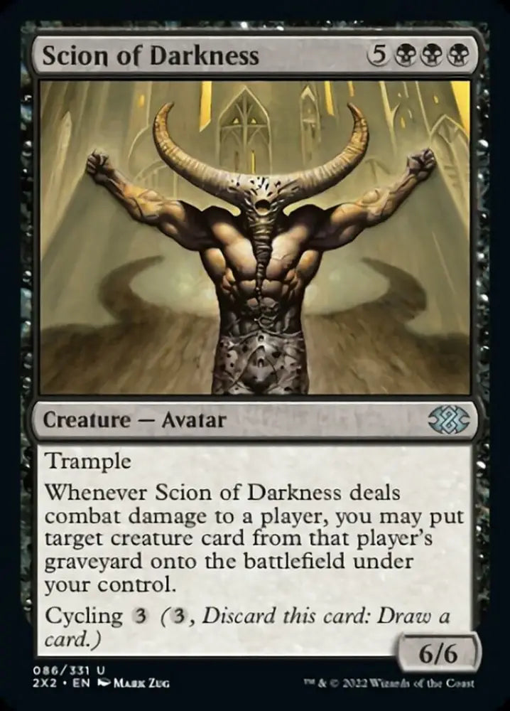 Scion of Darkness [Double Masters 2022] - MTG Single