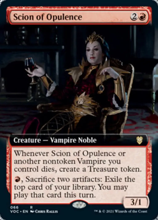 Scion of Opulence (Extended Art) [Innistrad: Crimson Vow Commander] - MTG Single