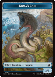 Scion of the Deep // Koma’s Coil Doubled-Sided Token [Foundations Tokens] - MTG Single