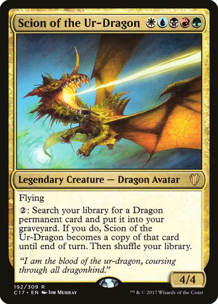 Scion of the Ur-Dragon [Commander 2017] - MTG Single