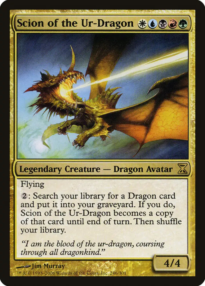Scion of the Ur-Dragon [Time Spiral] - MTG Single