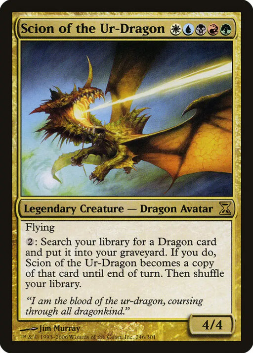 Scion of the Ur-Dragon [Time Spiral] - MTG Single