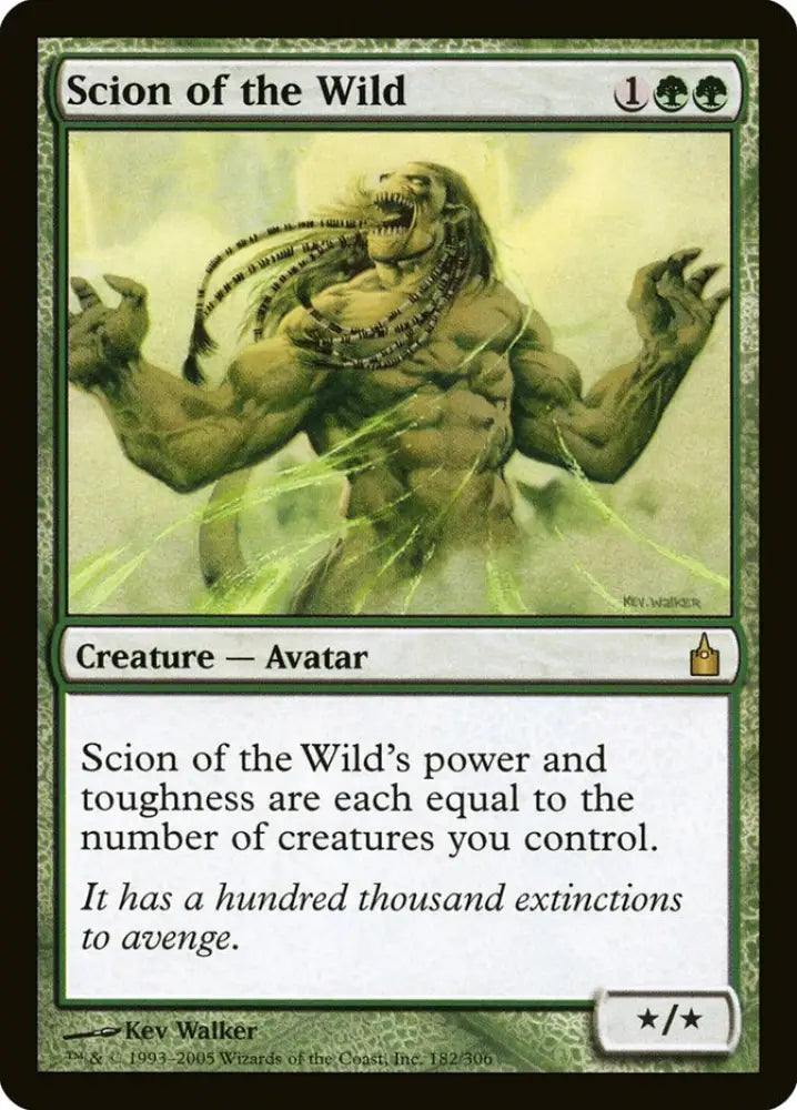 Scion of the Wild [Ravnica: City of Guilds] - MTG Single