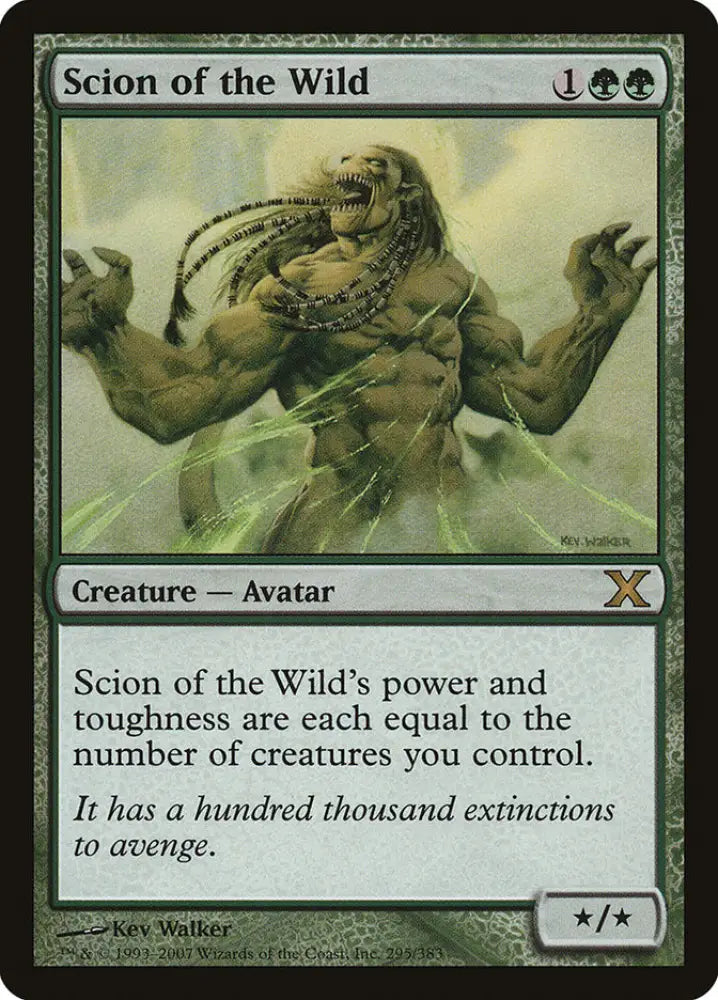 Scion of the Wild [Tenth Edition] - MTG Single